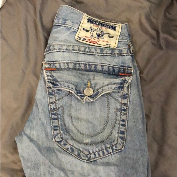 Blue True religion jeans size 28 boot cut - Picture 3 of 4
